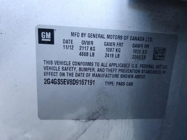 2013 BUICK REGAL PREMIUM  