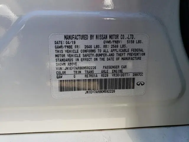 2019 INFINITI Q50 LUXE  