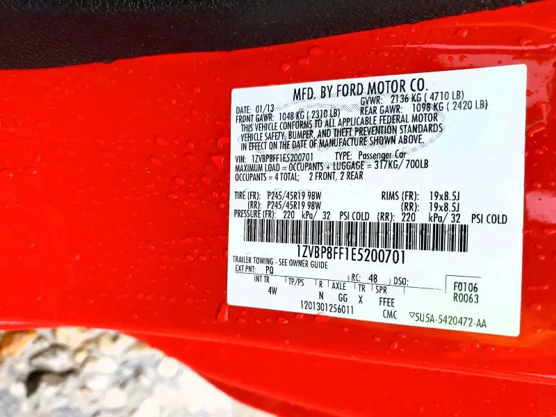 2014 FORD MUSTANG GT  