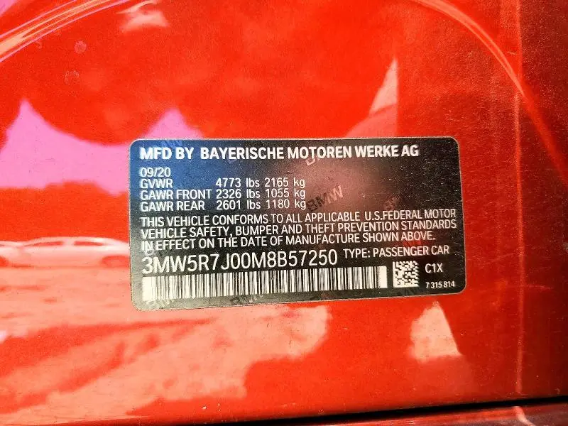 2021 BMW 330XI   