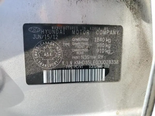 2013 HYUNDAI ELANTRA GT   