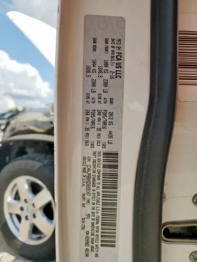 2016 JEEP PATRIOT SPORT  