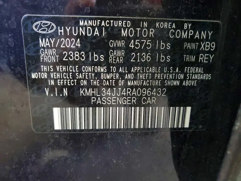 2024 HYUNDAI SONATA HYBRID  