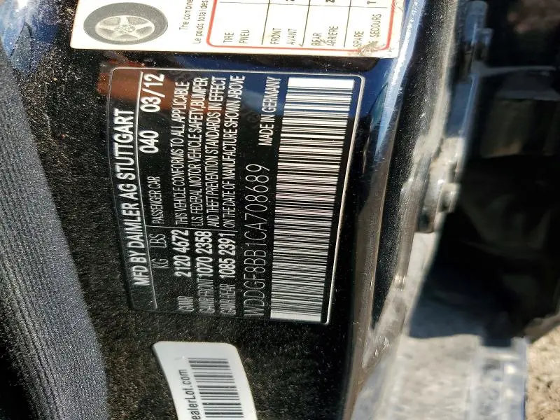 2012 MERCEDES-BENZ C 300 4MATIC  