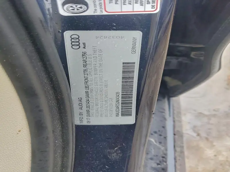 2018 AUDI A6 PREMIUM PLUS  