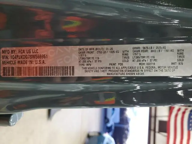 2025 JEEP WRANGLER SPORT  