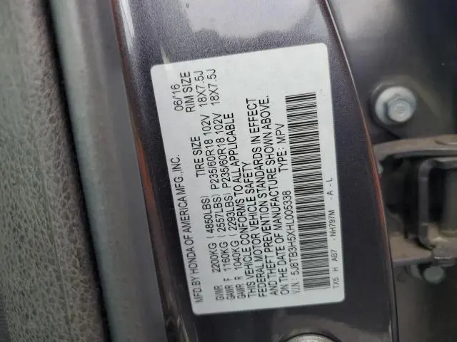 2017 ACURA RDX TECHNOLOGY  