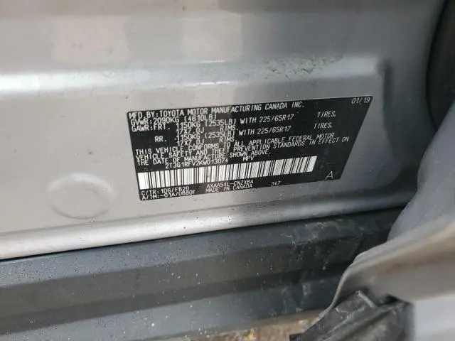 2019 TOYOTA RAV4 LE  
