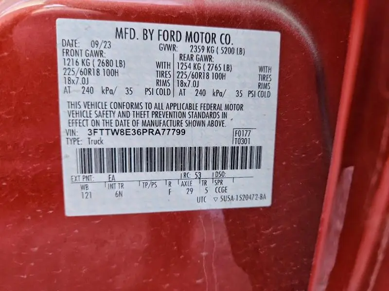 2023 FORD MAVERICK XL  