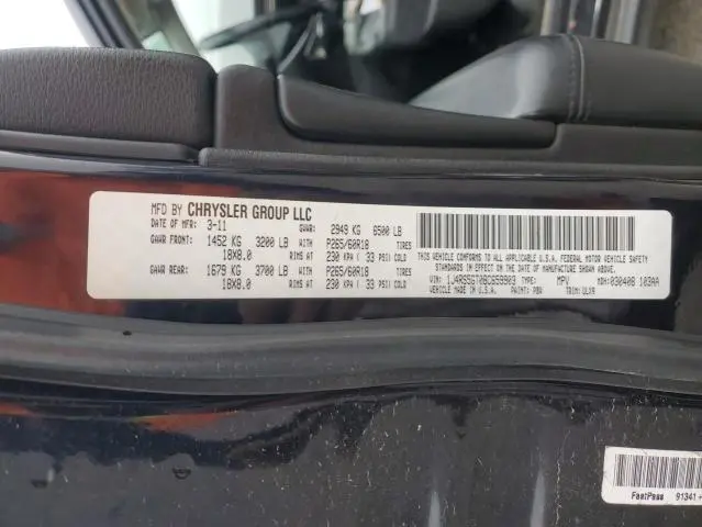 2011 JEEP GRAND CHEROKEE LIMITED  