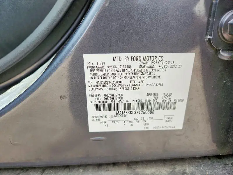 2019 FORD ECOSPORT TITANIUM  