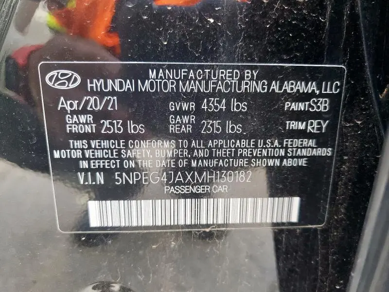 2021 HYUNDAI SONATA SE  