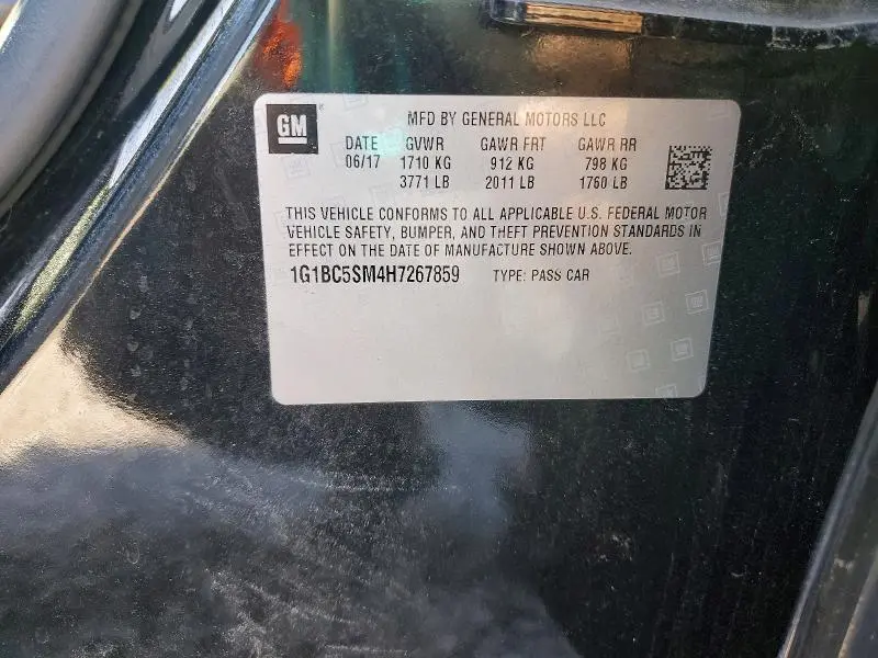 2017 CHEVROLET CRUZE LS  