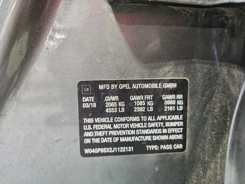 2018 BUICK REGAL ESSENCE  