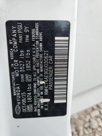 2016 HYUNDAI ACCENT SE