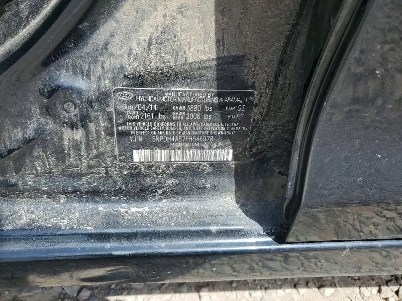2015 HYUNDAI ELANTRA LIMITED  