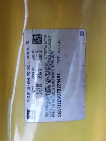 2015 CHEVROLET CAMARO 2SS  