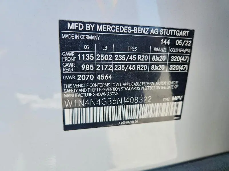 2022 MERCEDES-BENZ GLA 250  