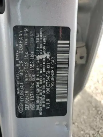 2017 HYUNDAI ACCENT SE