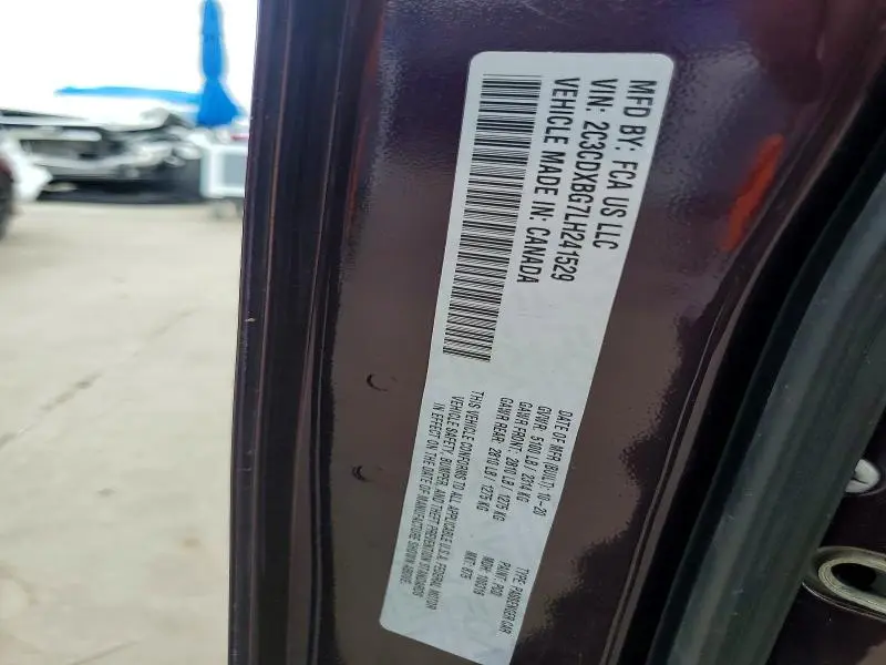 2020 DODGE CHARGER SXT  