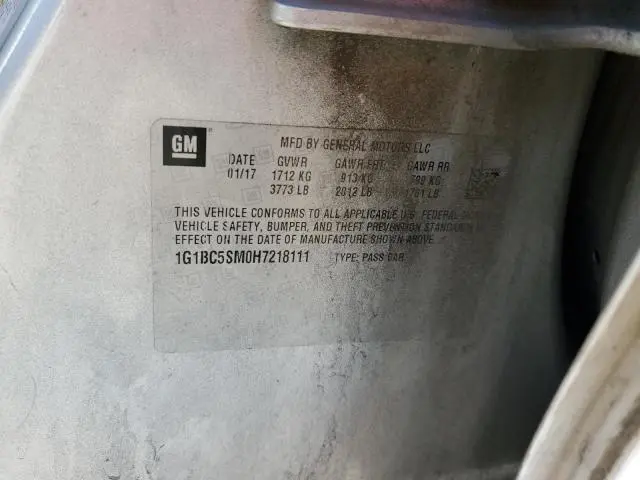 2017 CHEVROLET CRUZE LS  