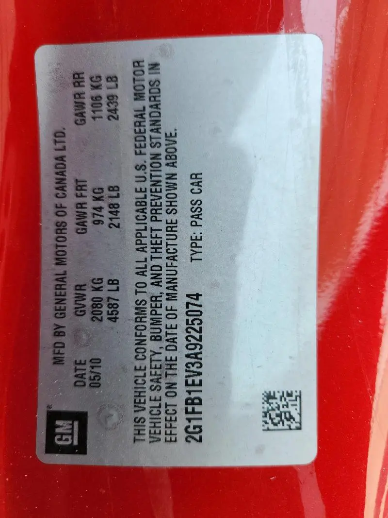 2010 CHEVROLET CAMARO LT  