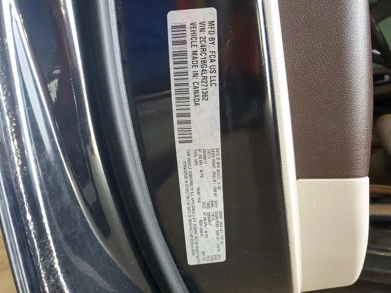 2020 CHRYSLER PACIFICA TOURING L  
