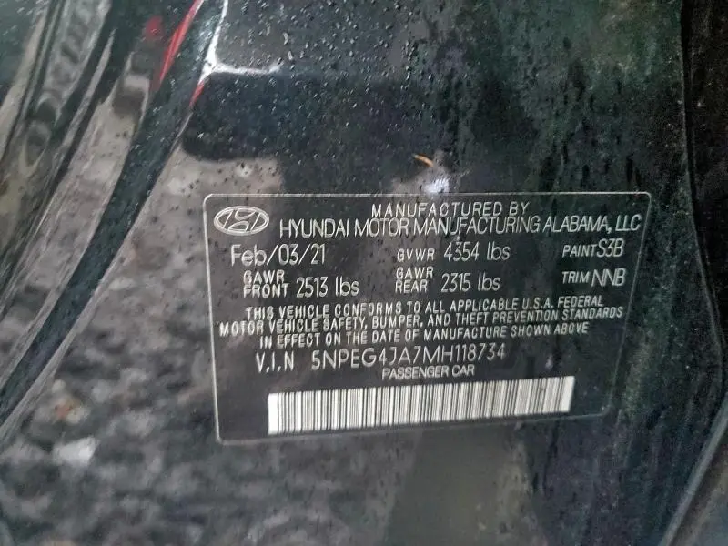 2021 HYUNDAI SONATA SE  