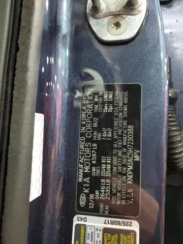 2017 KIA SPORTAGE LX  