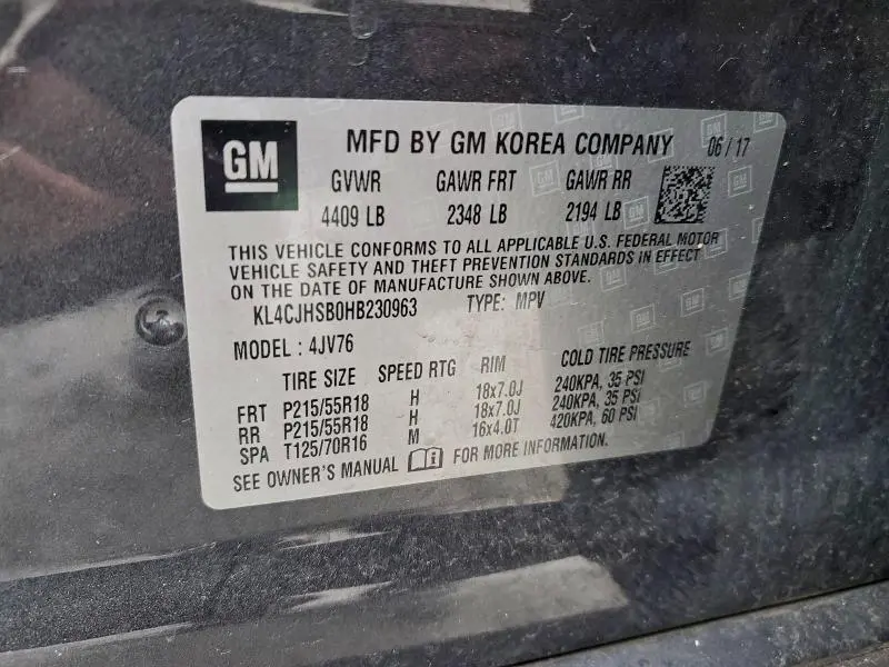 2017 BUICK ENCORE PREMIUM  