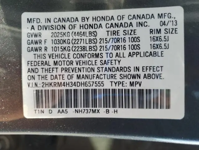 2013 HONDA CR-V LX  
