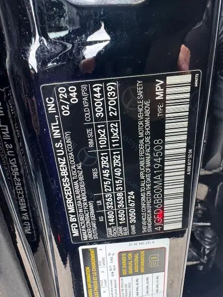 2021 MERCEDES-BENZ GLE COUPE AMG 53 4MATIC  