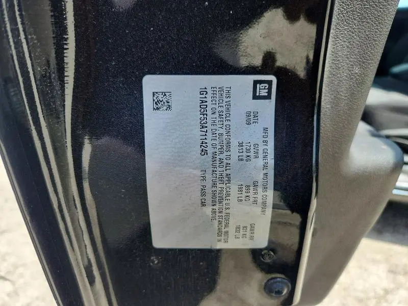 2010 CHEVROLET COBALT 1LT  