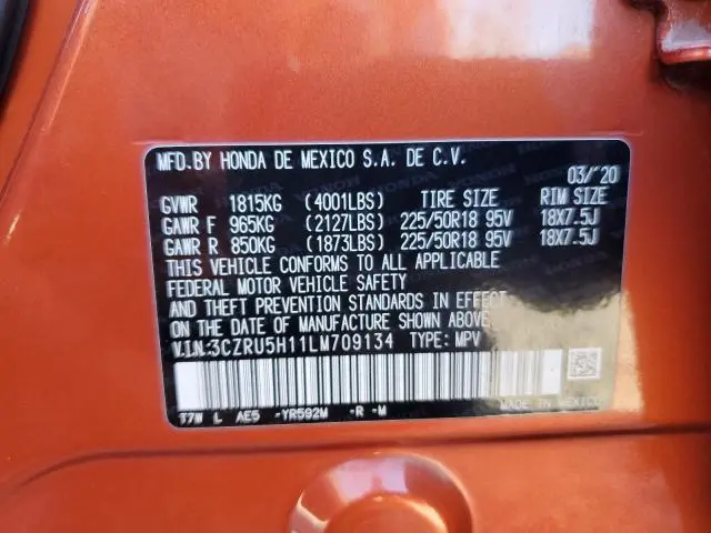 2020 HONDA HR-V SPORT  