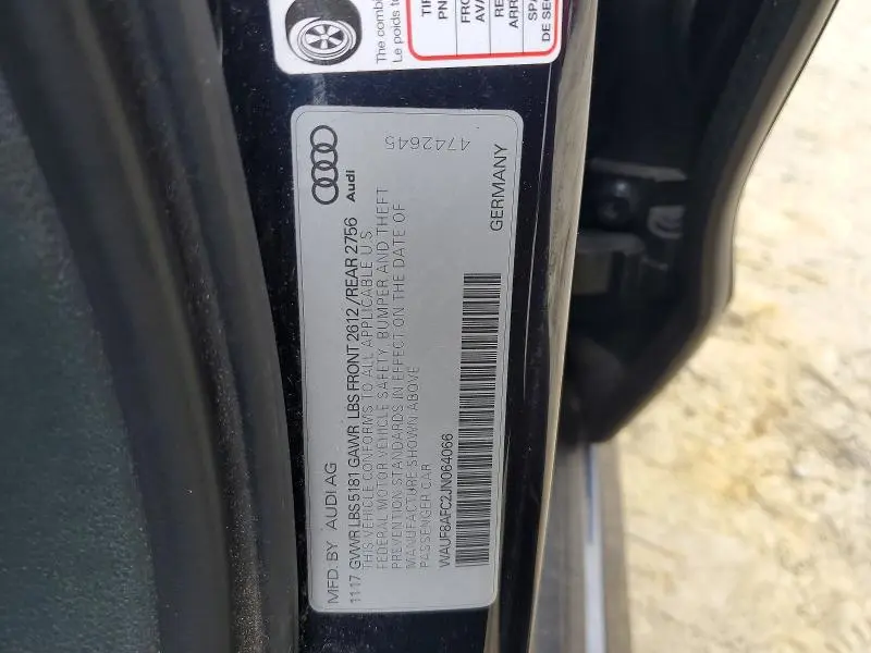 2018 AUDI A6 PREMIUM  