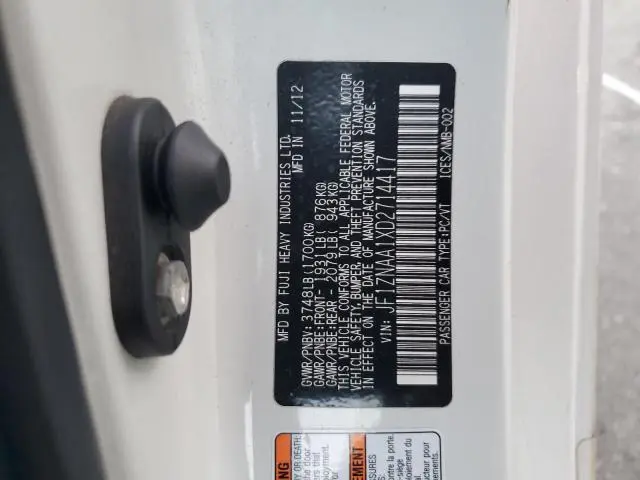 2013 TOYOTA SCION FR-S   