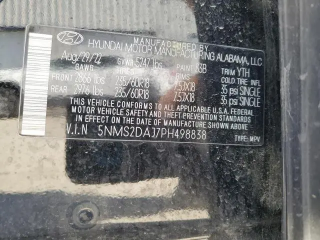 2023 HYUNDAI SANTA FE SEL  