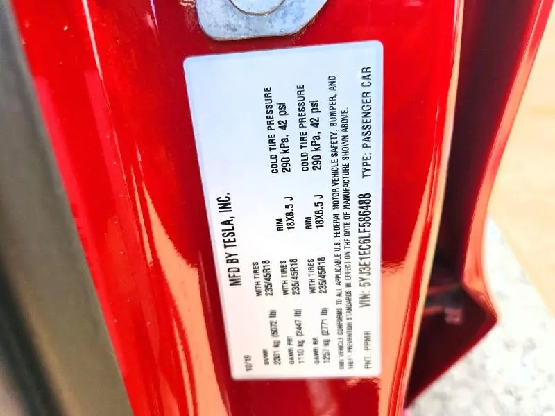 2020 TESLA MODEL 3   