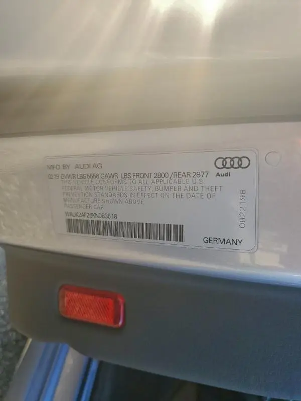 2019 AUDI A6 PREMIUM  