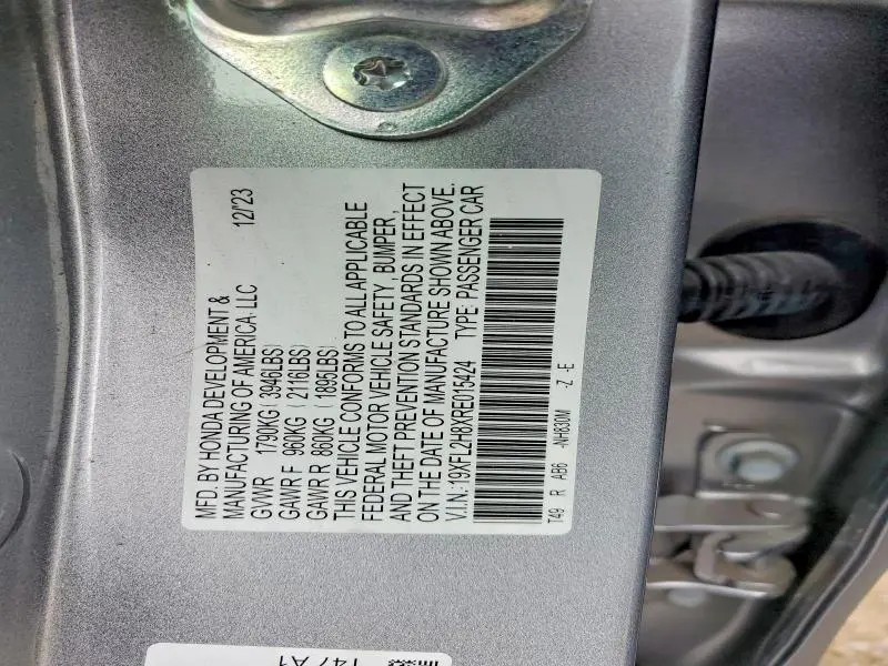 2024 HONDA CIVIC SPORT  