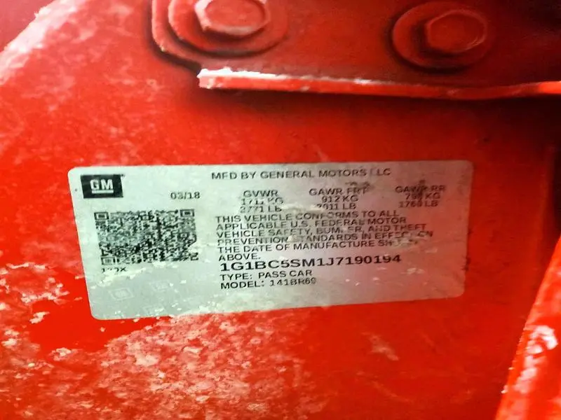 2018 CHEVROLET CRUZE LS  