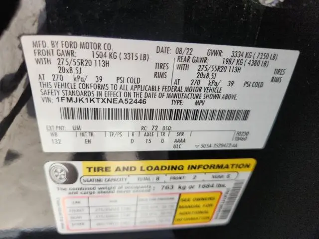 2022 FORD EXPEDITION MAX LIMITED  