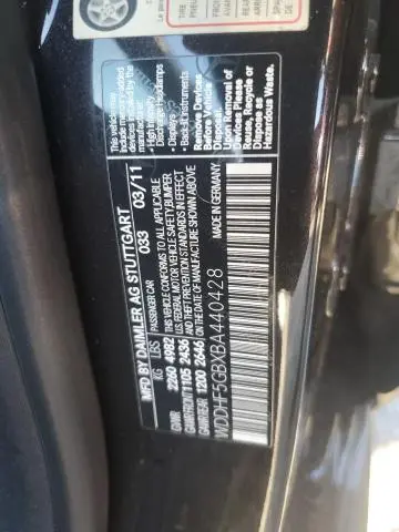 2011 MERCEDES-BENZ E 350  