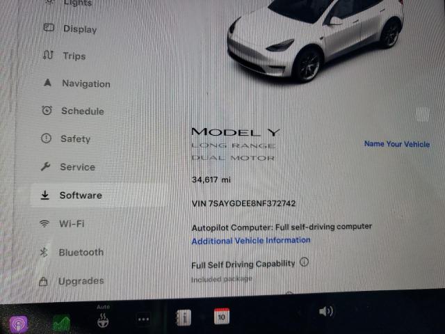 2022 TESLA MODEL Y 