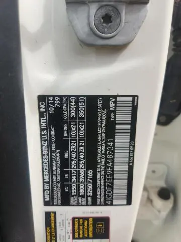 2015 MERCEDES-BENZ GL 63 AMG  