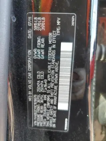 2012 VOLVO XC90 3.2