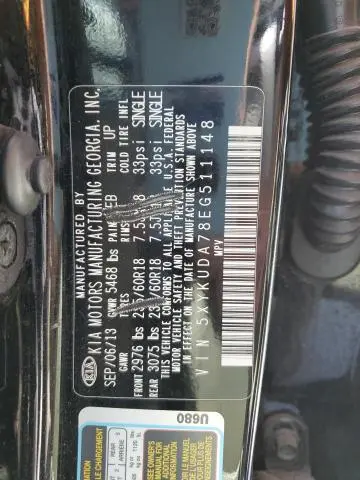 2014 KIA SORENTO EX  