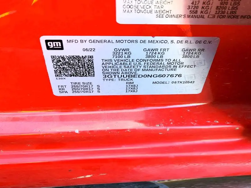 2022 GMC SIERRA K1500 SLE  