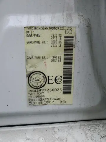 2014 NISSAN ALTIMA 2.5  