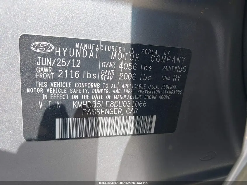 2013 HYUNDAI ELANTRA GT  